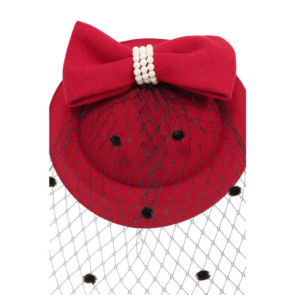 Banned - Judy Hat Hoed - Rood